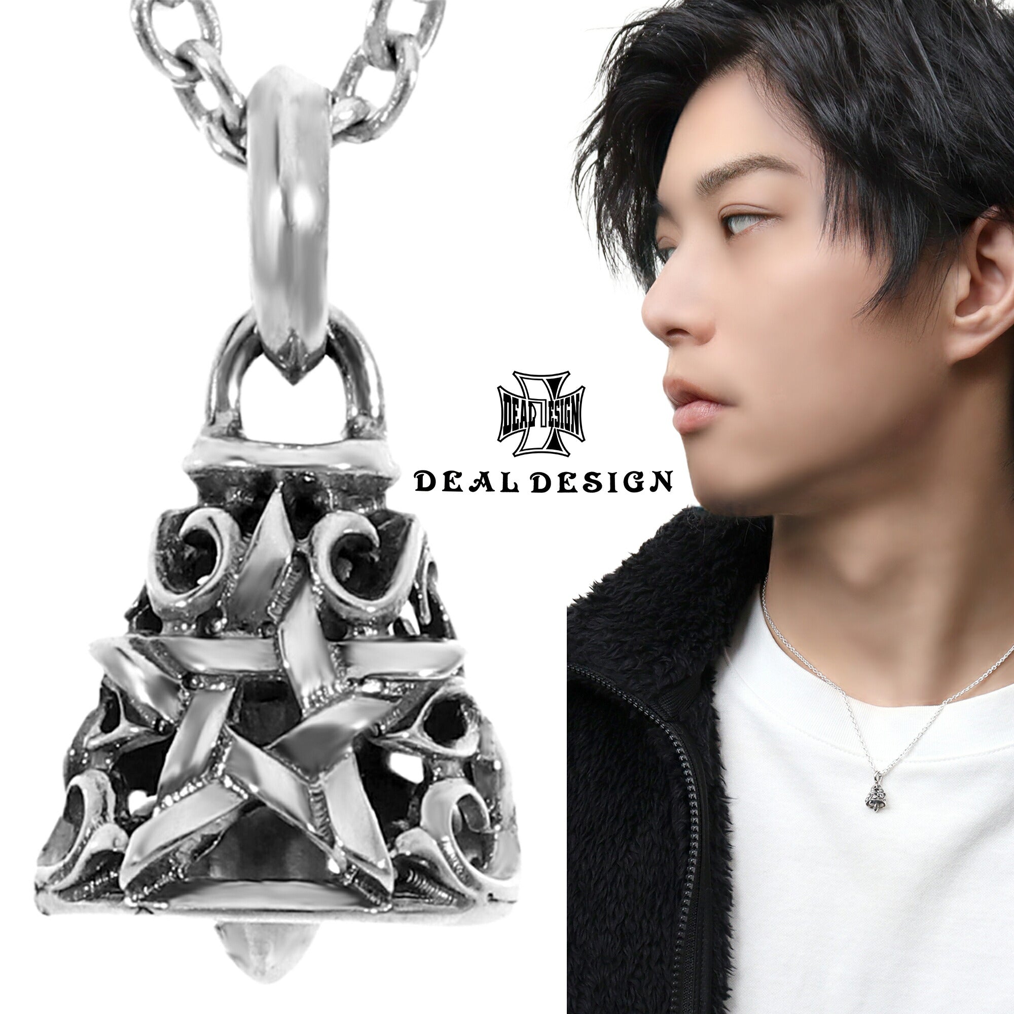 スターリングシルバー 本物/人工/模造宝石 光沢仕上げ ラブノットペンダントネックレス 金属 人工サファイア 　並行輸入品 Humble Chic 模造ドゥルージースレッダードロップイヤリング