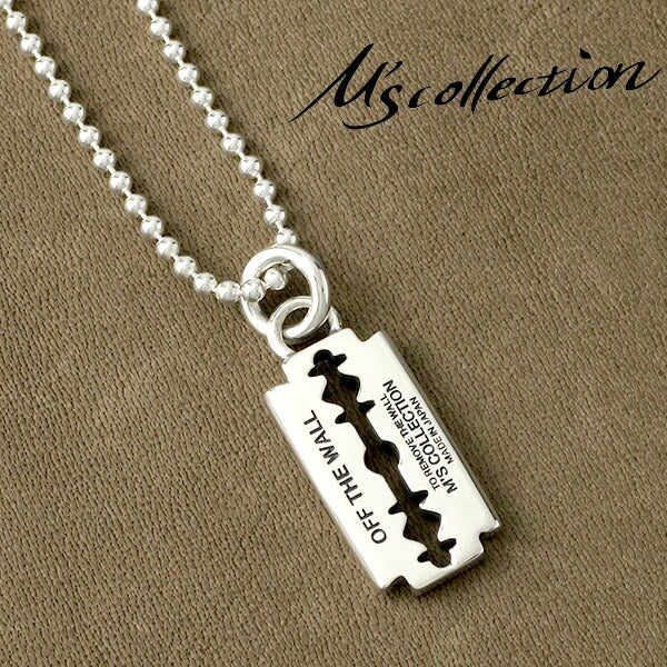 M's collection エムズコレクション レイザー ネックレス チェーン付