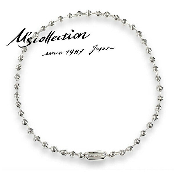 M's collection silver925 ボールチェーン ネックレス 2mm幅 シルバー925 ボール・チェーン 45cm /SILVER925 /チェーン