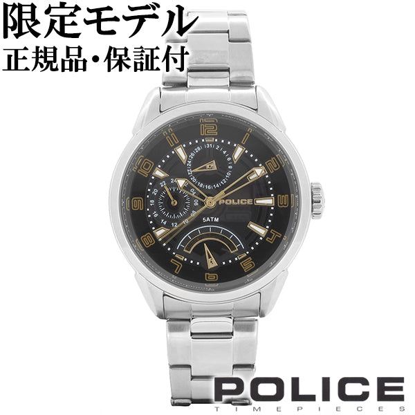 POLICE/腕時計】 FLASH/フラッシュ (ブラック＆ゴールド) マルチファンクション ウォッチ 【限定モデル】 メンズ/フォーマル – 新宿  銀の蔵