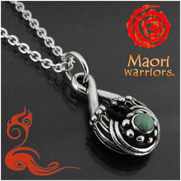 Maori warriors マオリウォリアーズ】Jade お守り シルバー ペンダント