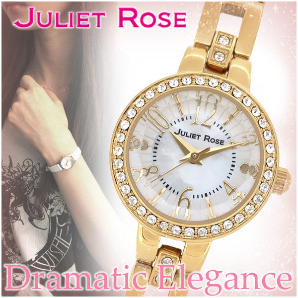JULIET ROSE】 JUL-118シリーズ ゴールド レディースウォッチ – 新宿