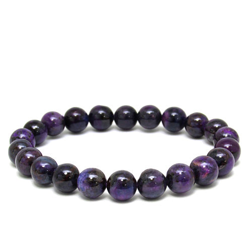 希少❣️ 12.5-13.3mmスギライトブレスレット スギライト(Sugilite)丸玉ブレスレット12mm｜マライカ公式通販